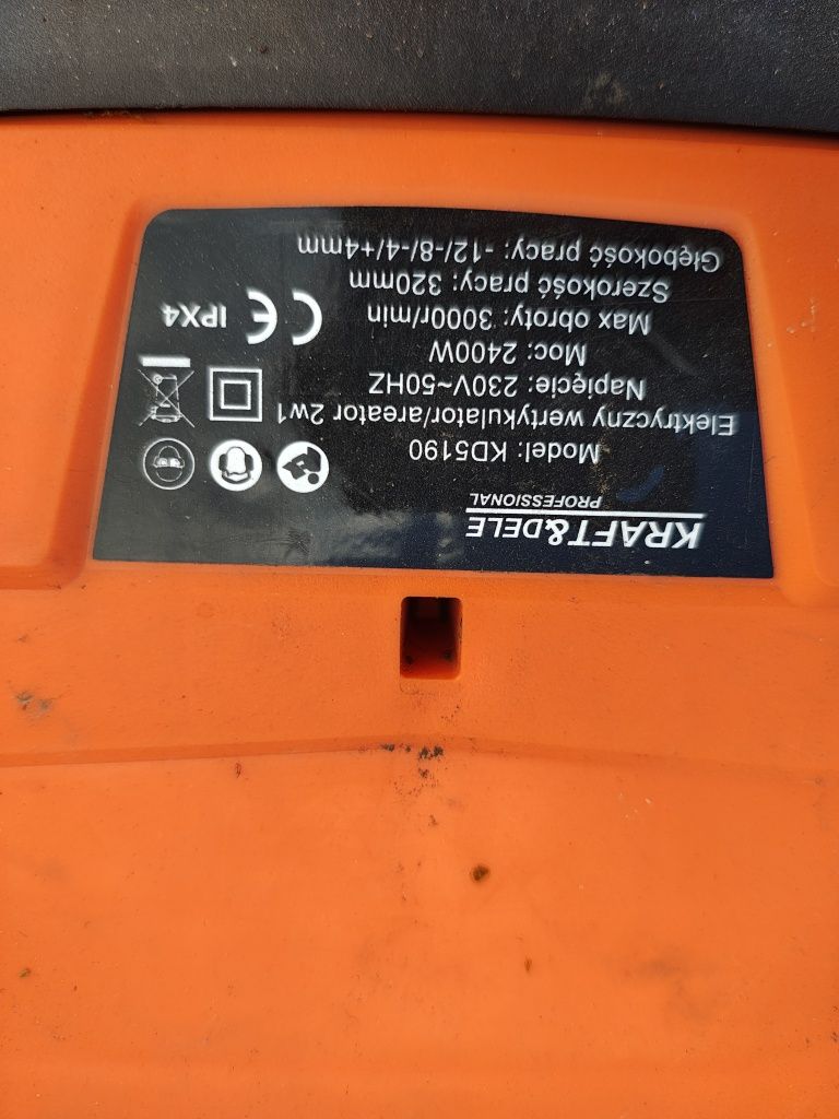 Aerator/wertykulator 3W1 2400W 32cm KD5190 elektryczny