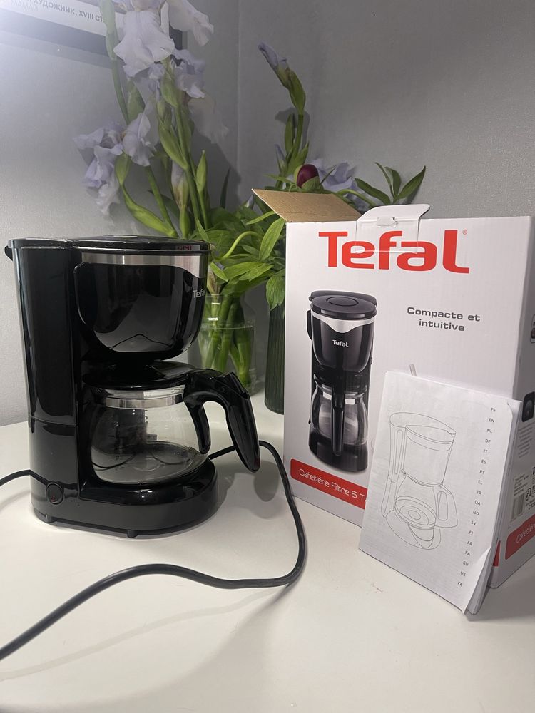 Кавоварка Tefal з фільтрами,  безкоштовна доставка