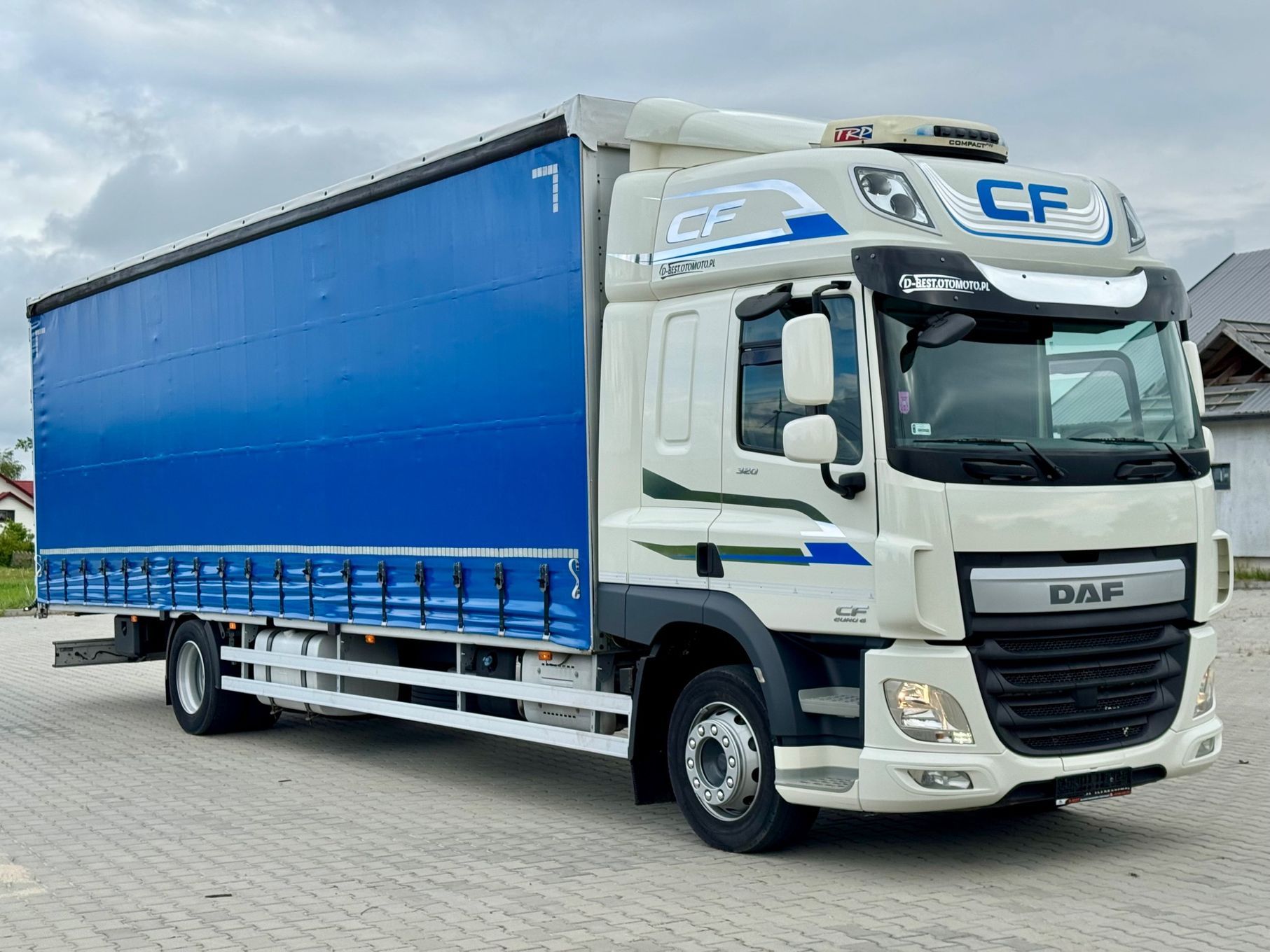 DAF CF 320 / FIRANKA / 24 EUROPALETY / SYPIALKA / AUTOMAT / KLIMA POSTOJOWA / 8 960 KG ŁADOWNOŚCI / 2017 ROK