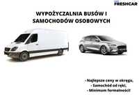 * Wynajem samochodów osobowych 5, 7, 9 osobowych * Wynajem busów *