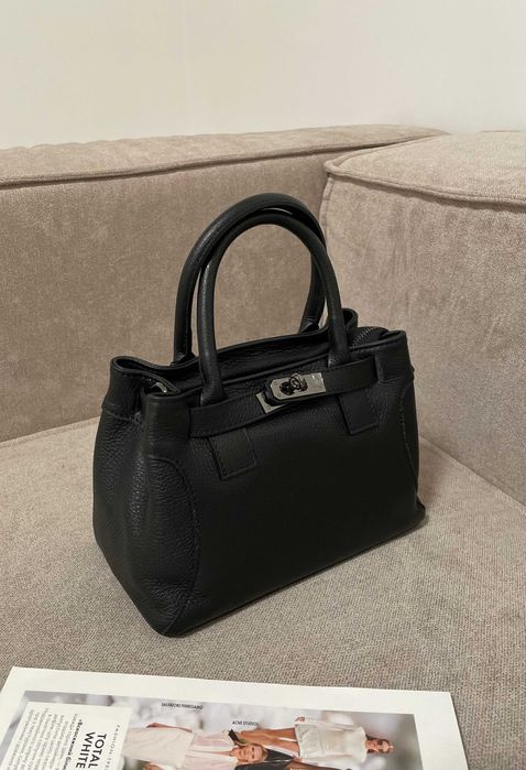 Італійська шкіряна сумка тоут нова колекція