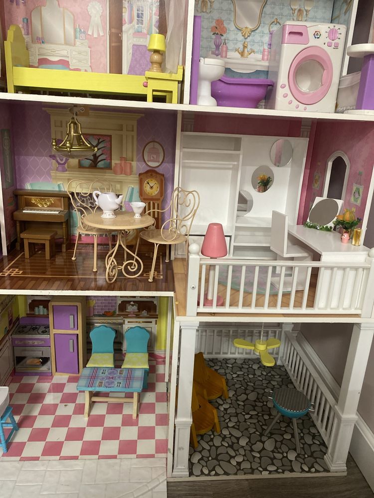 Domek dla lalek 134cm. Kidkraft country house winda garaz dzwięk
