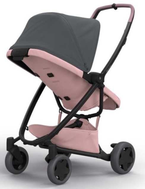 Wózek spacerowy quinny zapp flex plus różowo - szary