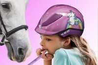 Kask jeździecki KED UNICORN M  51-56 cm