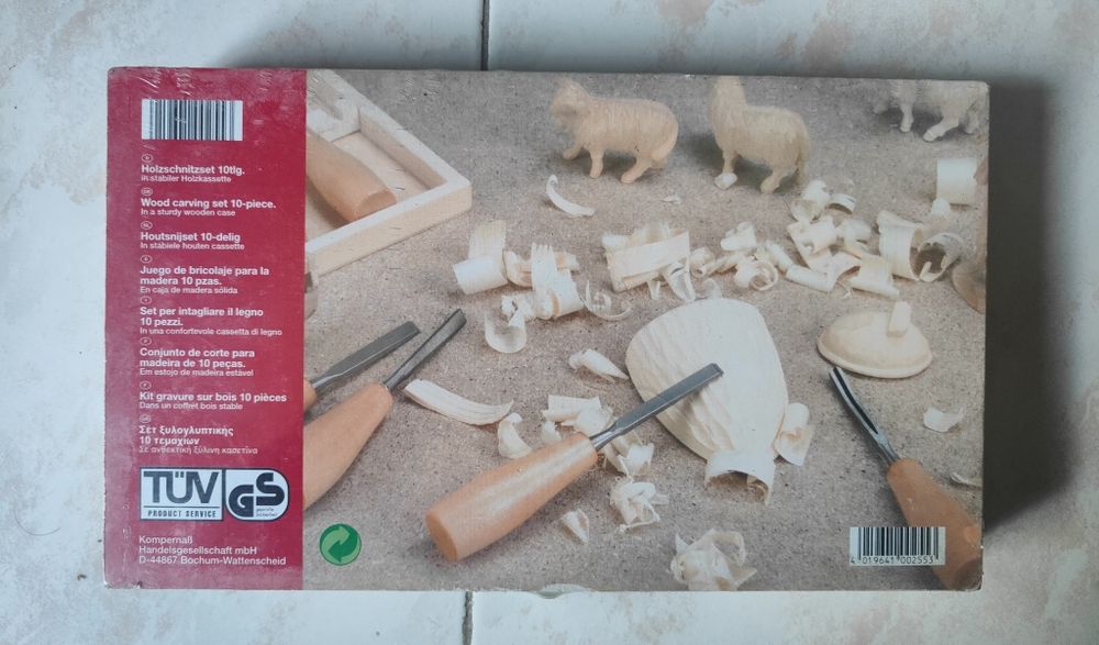 Conjunto de corte para madeira de 10 peças - NOVO