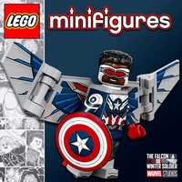 Nie Cięte!LEGO #71031 Minifigures Marvel FALCON CAPTAIN AMERICA 5 NOWY