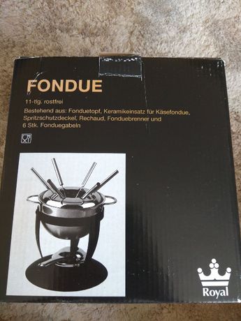 zestaw do fondue/czekolady Royal nowe