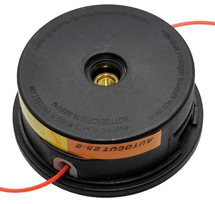 Шпуля триммера черная VJ Parts левая резьба шаг 1,25 М10, шп062