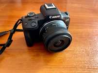 Canon EOS R50 + obiektyw 18-45 mm + dodatki