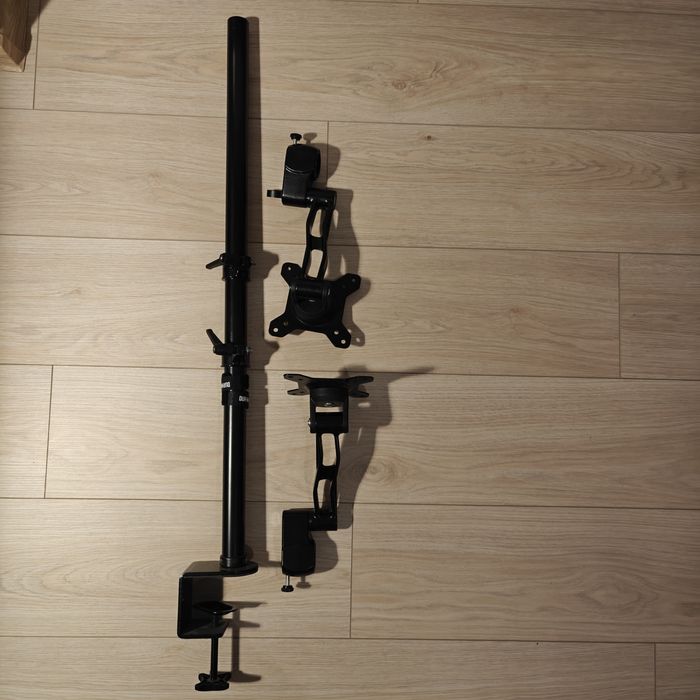 Uchwyt na dwa monitory Duronic DM35V2X2. Vesa 75/100. 8kg na ramię