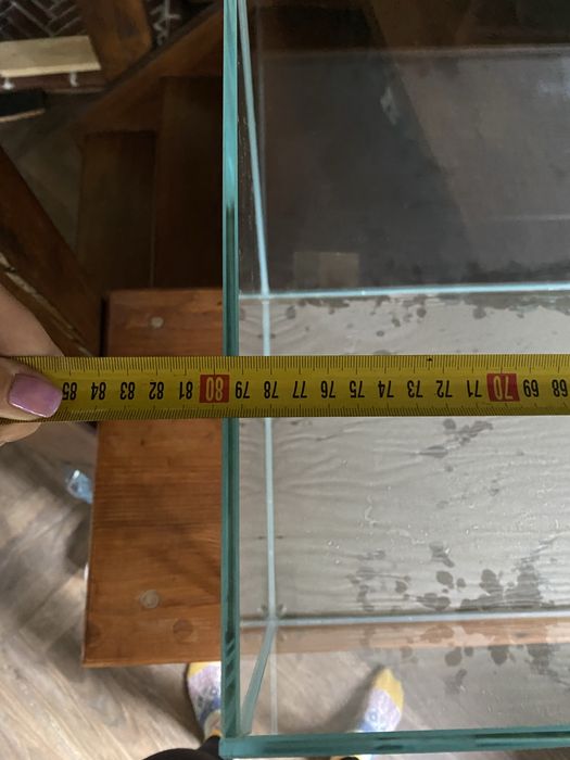 Akwarium optiwhite 35x80x40 112l