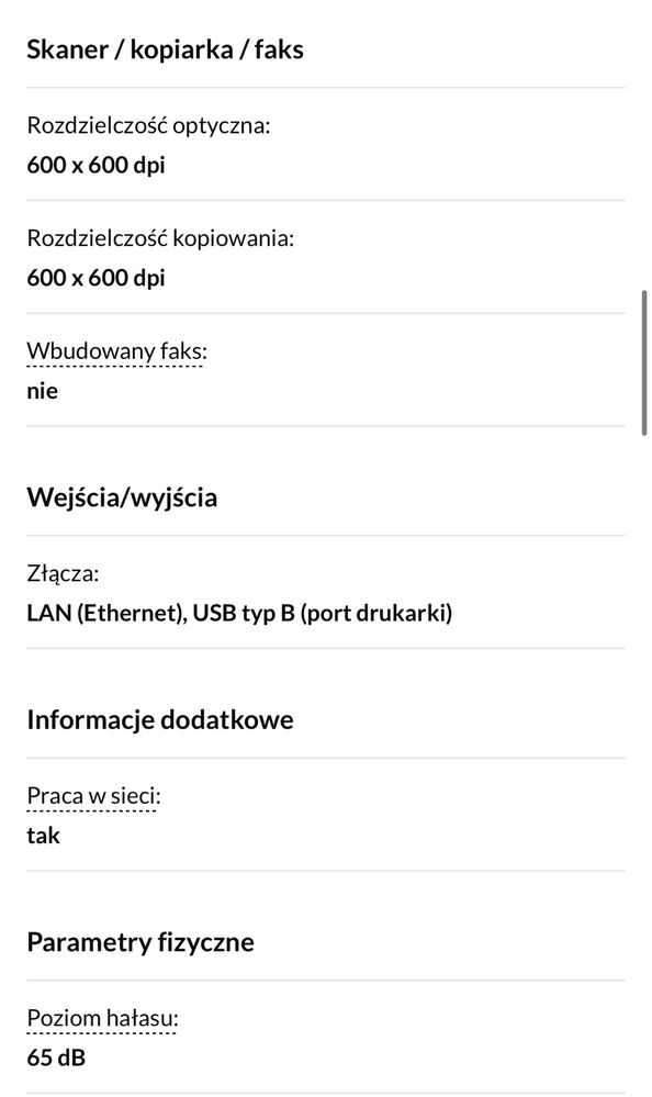 urzadzenie wielofunkcyjne drukarla laserowa mono