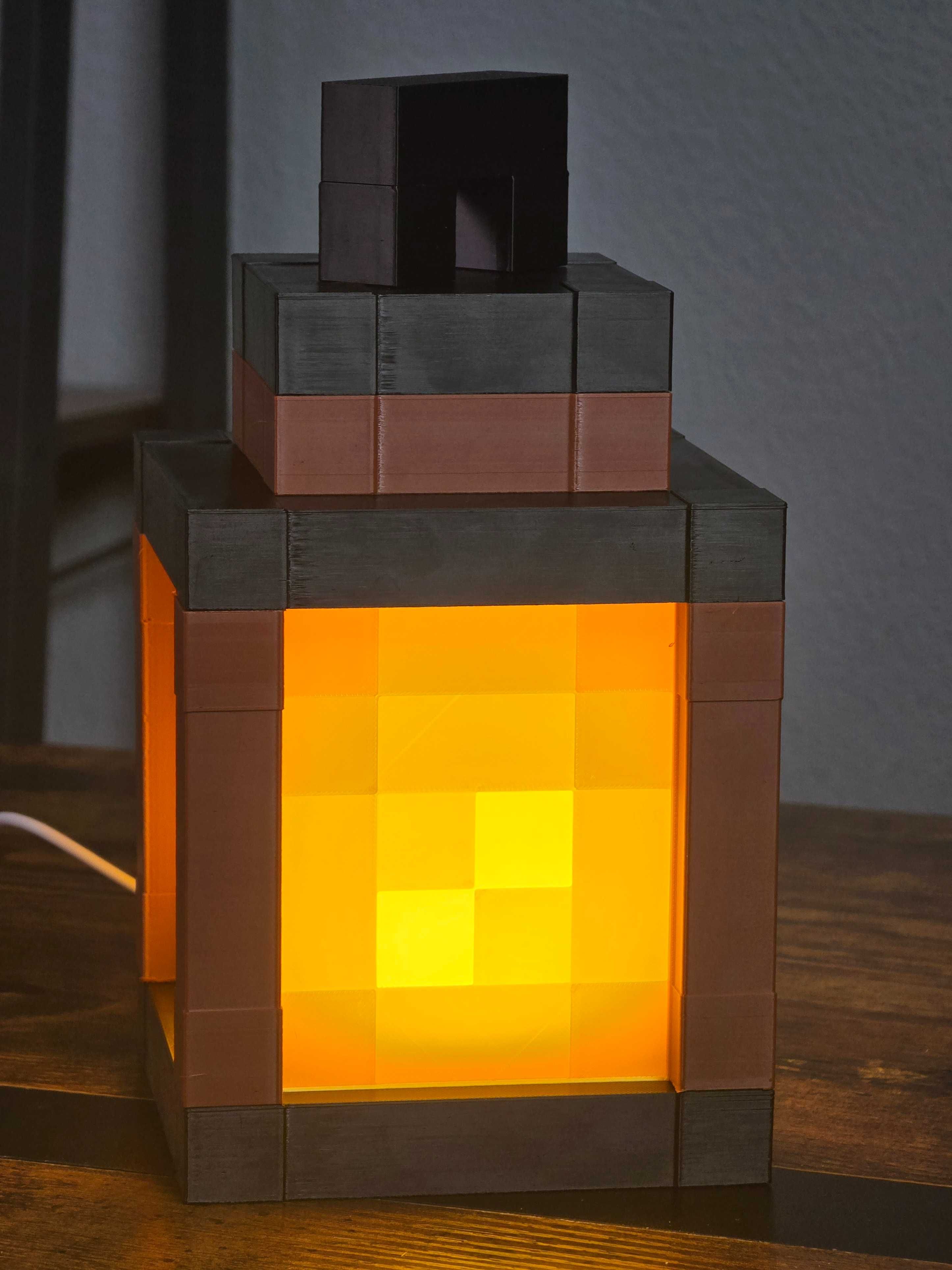 Candeeiro Minecraft