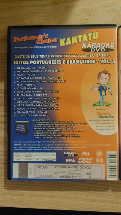 Kantatu DVD - Êxitos Portugueses e Brasileiros - vol.3 ao 10

Se quise