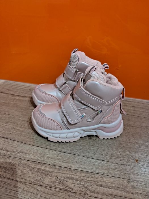 Piękne różowe trapery buty zimowe clibee różowe r 23 Wkładka 14.5cm