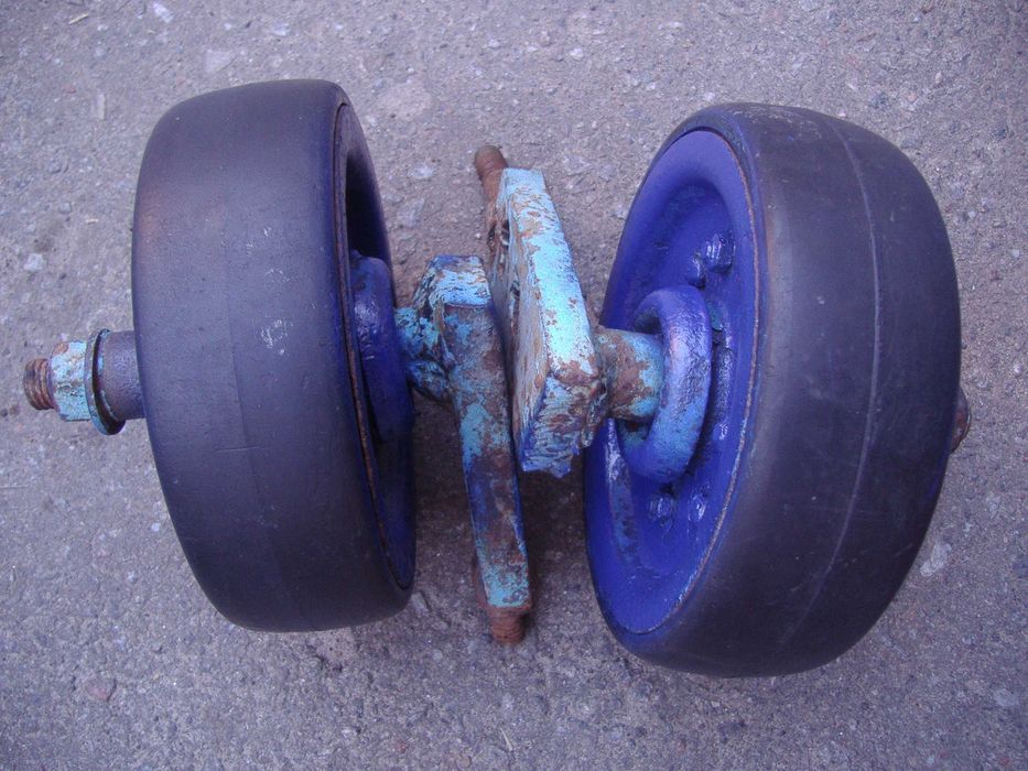 Колесо на тачку тележку (на подшипниках) СССР хозяйственный инвентарь