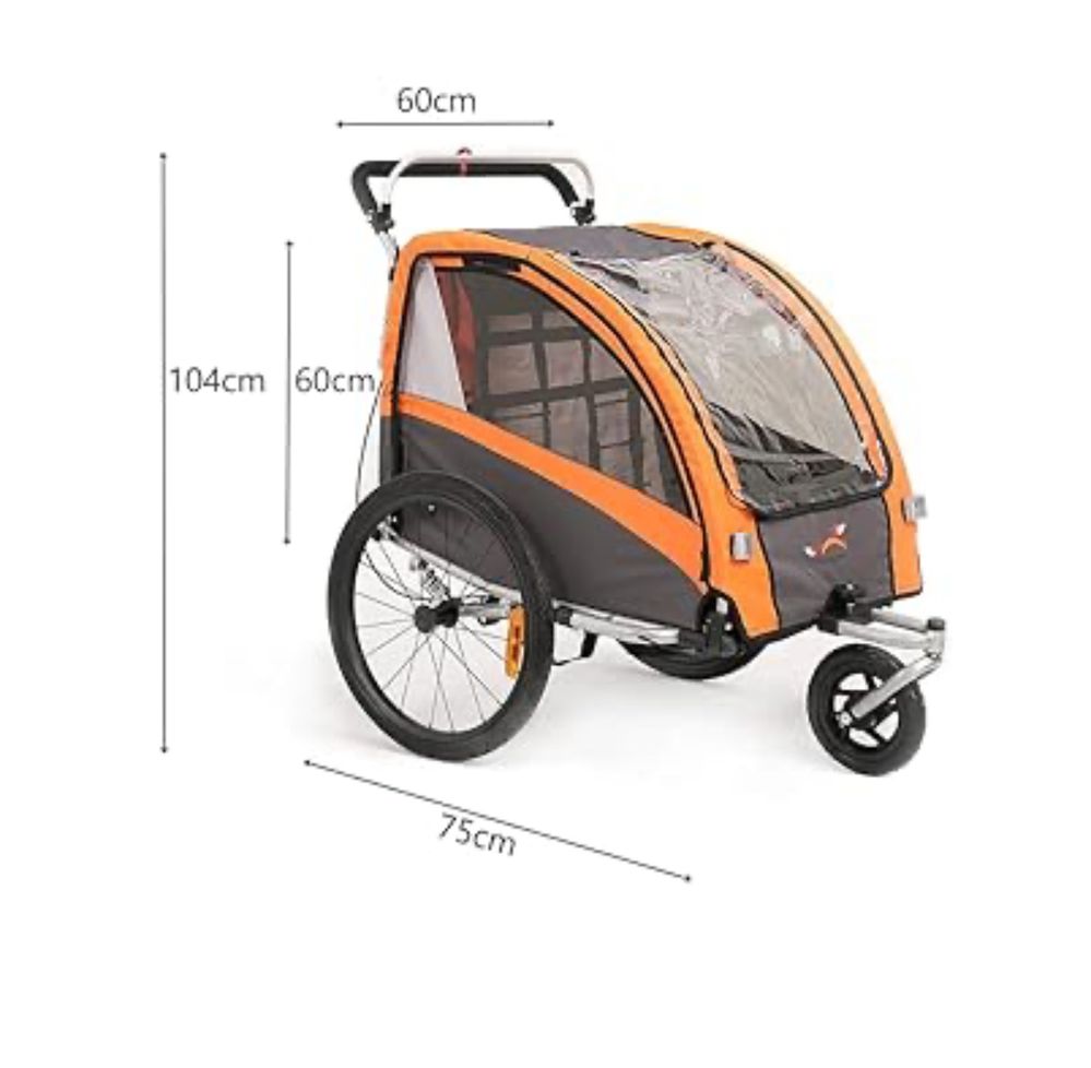 Przyczepka rowerowa wózek 2 w 1 Sepnine nowy