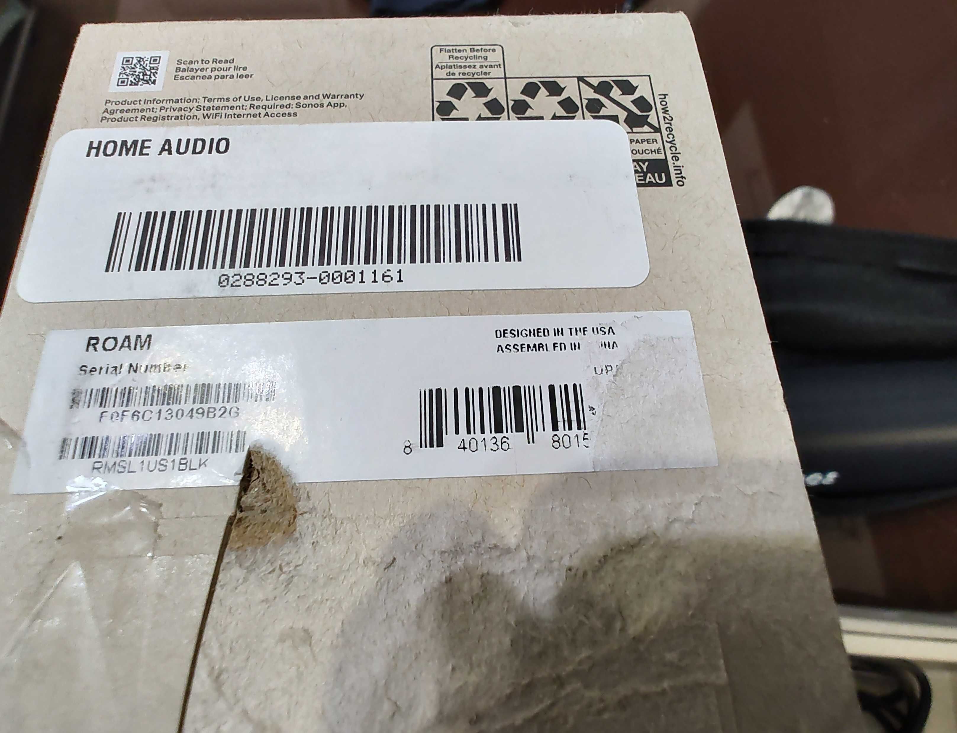 Портативна акустика Sonos Roam SL Black