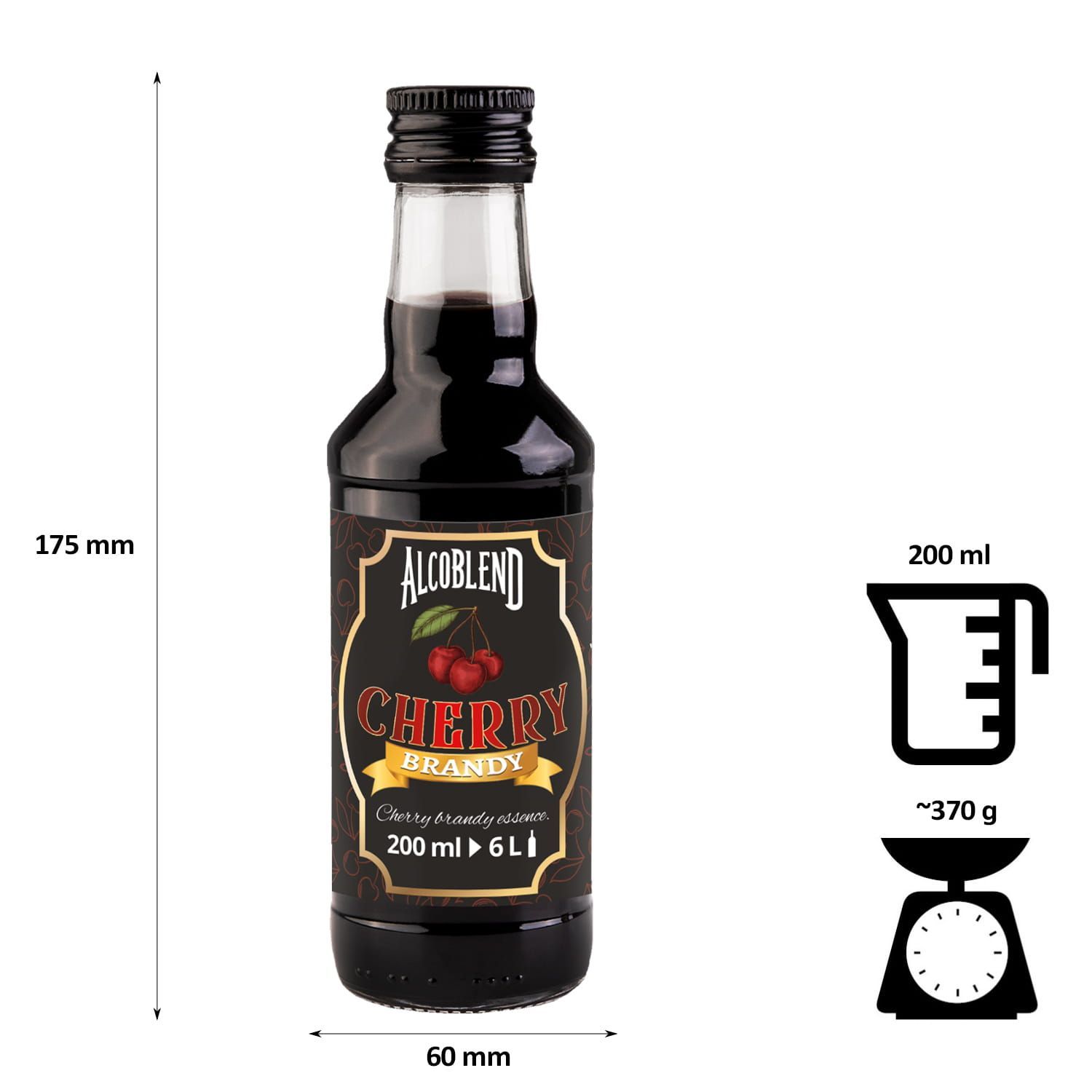 Zaprawka esencja do alkoholu ALCOBLEND - Cherry Brandy - 200 ml na 6 l