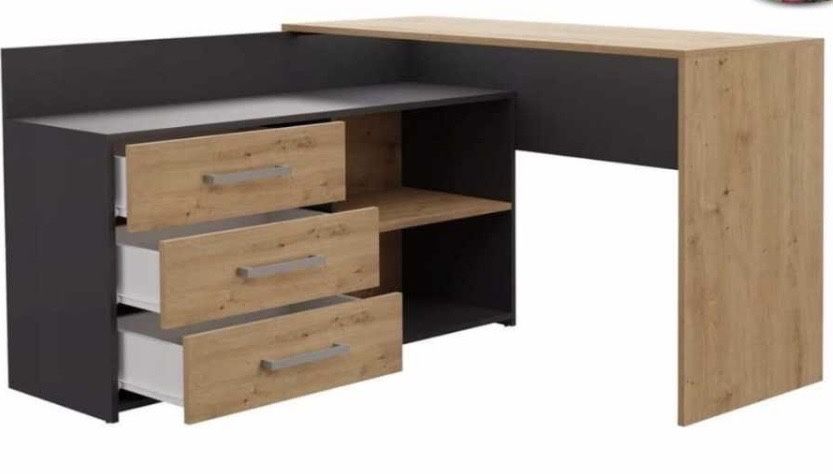 Biurko uzywane dwa elementy z szufladami