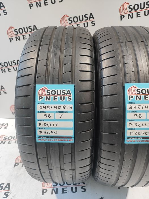 2 pneus semi novos 245-40R19 Pirelli - Oferta dos Portes