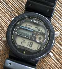 Stary zegarek z termometrem CASIO DW-6100 shock resistant retro