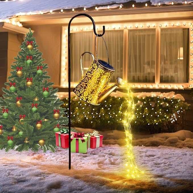 Solarna konewka LED zewnętrzna latarnia solarna łańcuch świetlny