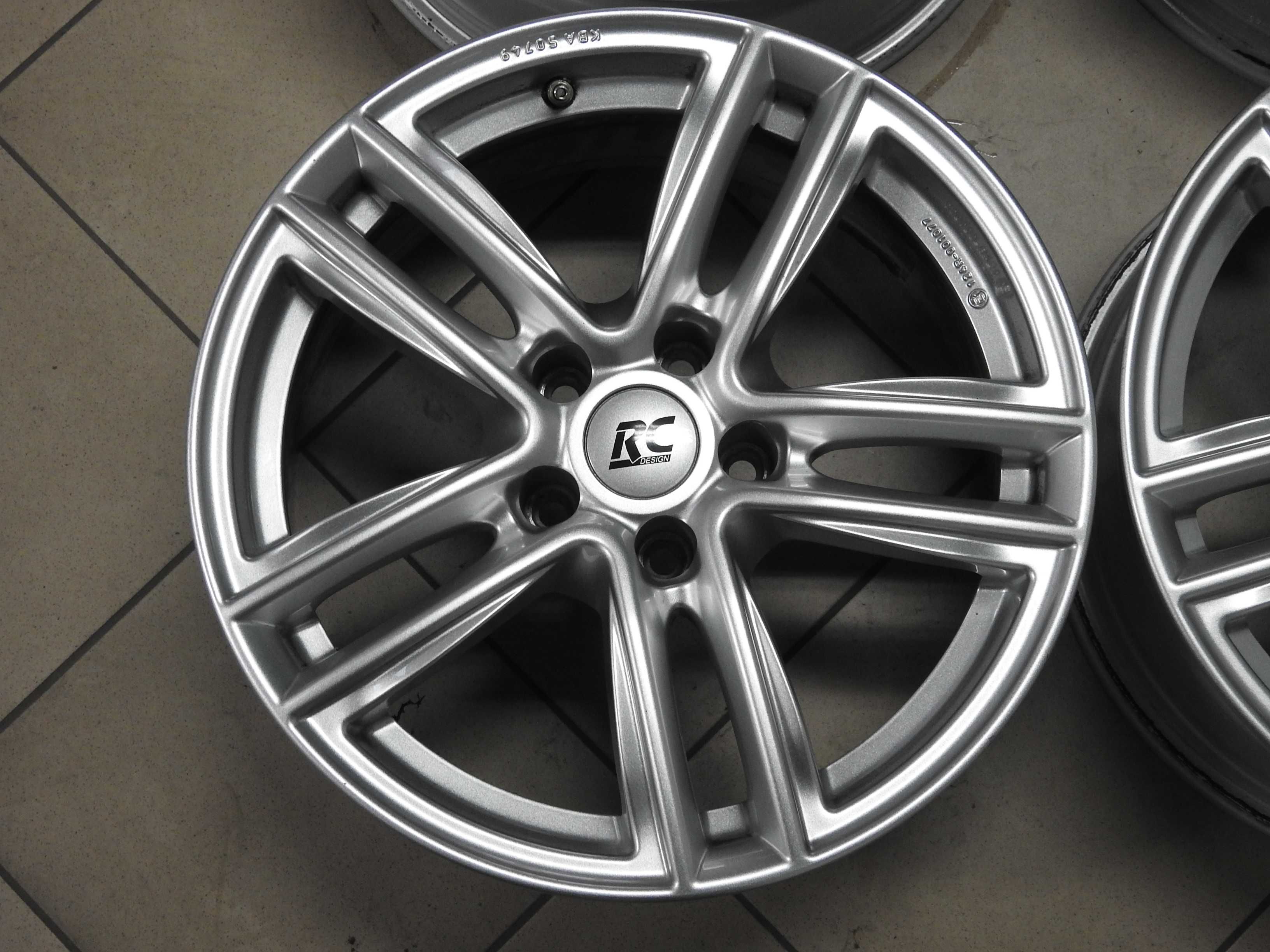 4xAlufelgi 17'' 5x112 ET28 7,5J RC BROCK 17rok Piasta 66,6 lub 57,1mm