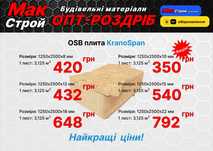 OSB плиты -KRONOSPAN-3 Влагостойкий
