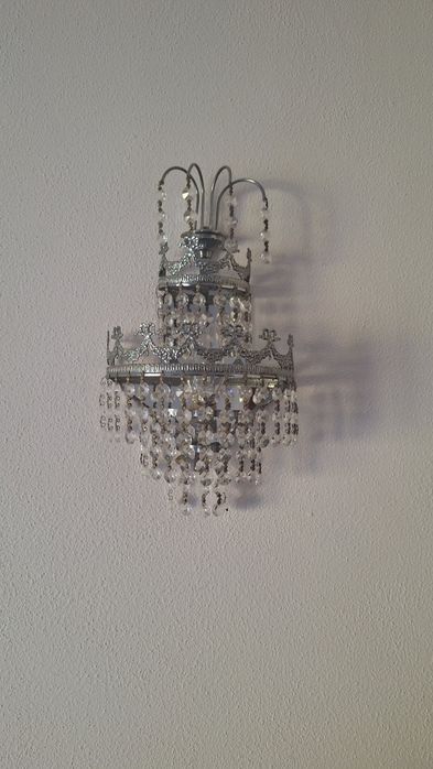 Conjunto de Lustre Suspenso e dois Plafond