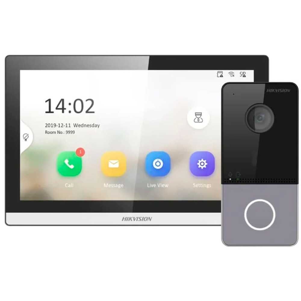 Комплект Wi-Fi відеодомофона "Базовий" Hikvision DS-KH6350-TE1+DS-KV61