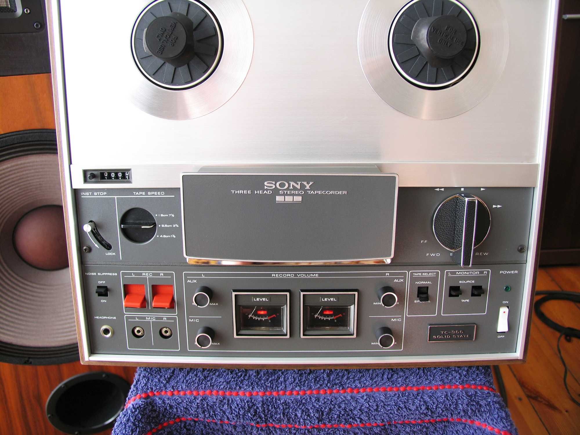 SONY TC-366 SOLID STATE / Szpulowy 70's - Do Przeglądu  '' Jak Nowy ''