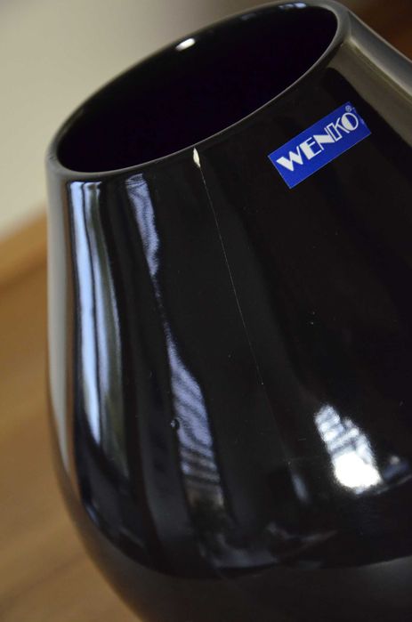 nowa szczotka do WC do łazienki Wenko ceramiczna czarna