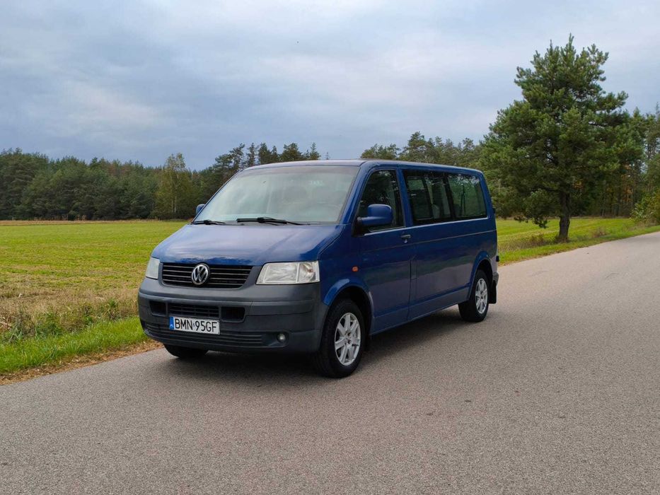 VW Caravelle T5 1.9 TDI 9 osób Long Salon PL 1 właściciel Klima
