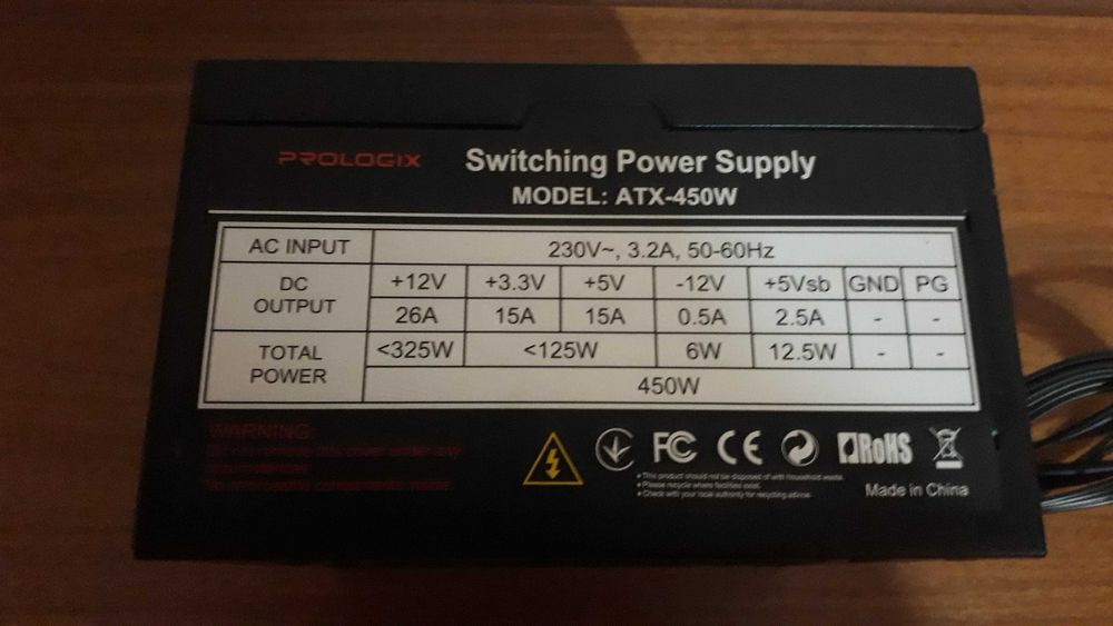 Блоки питания для ПК 450W АТХ
