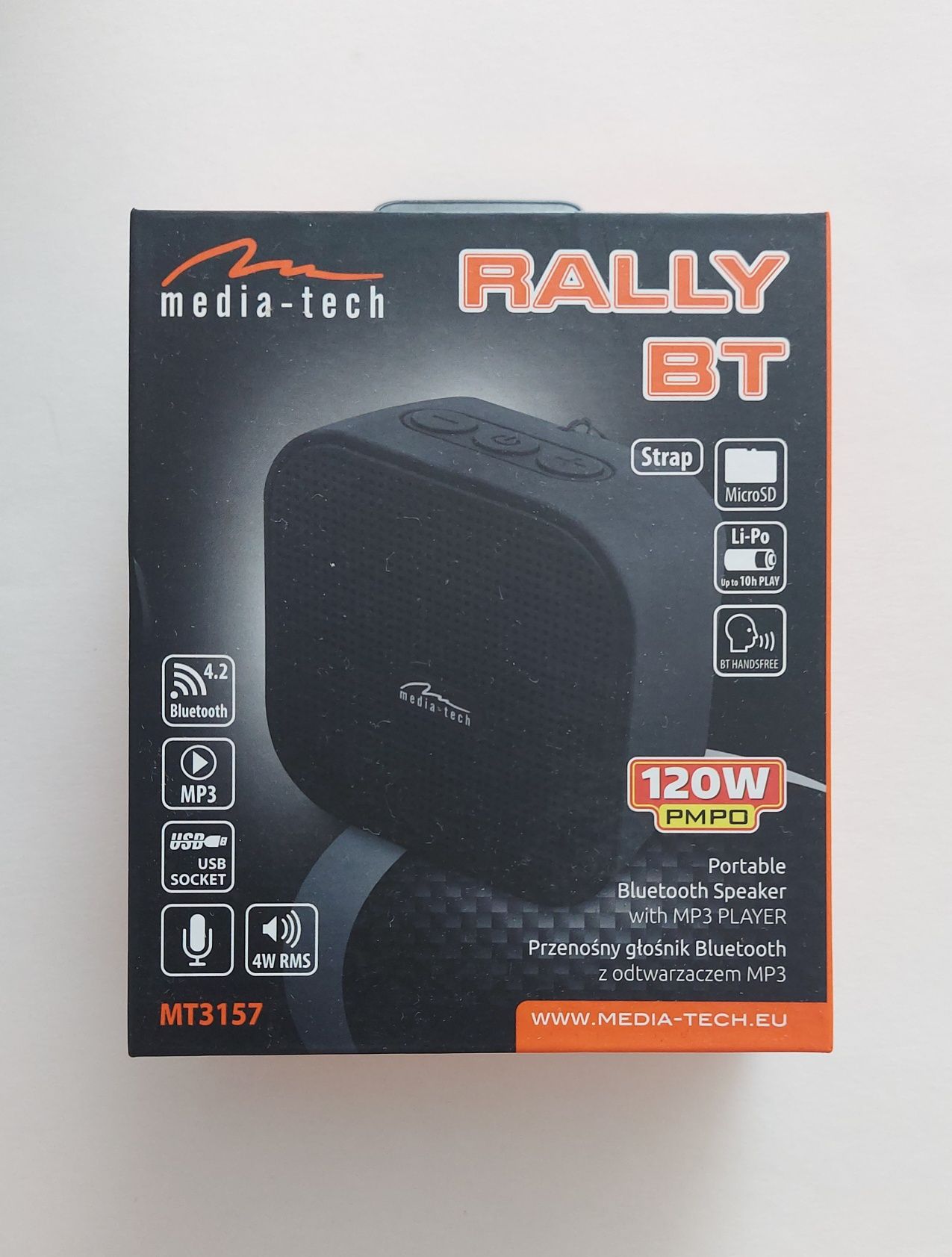 Przenośny głośnik Media-Tech Rally BT MT3157 NOWY