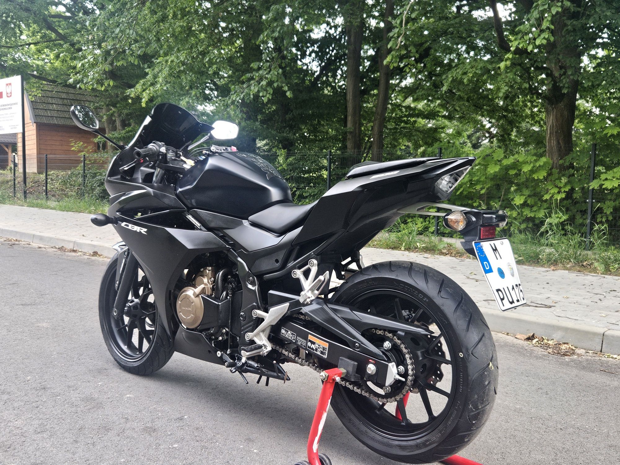 Honda cbr 500 r cbr500rr cbr500r a2 Czarna Niski przebieg