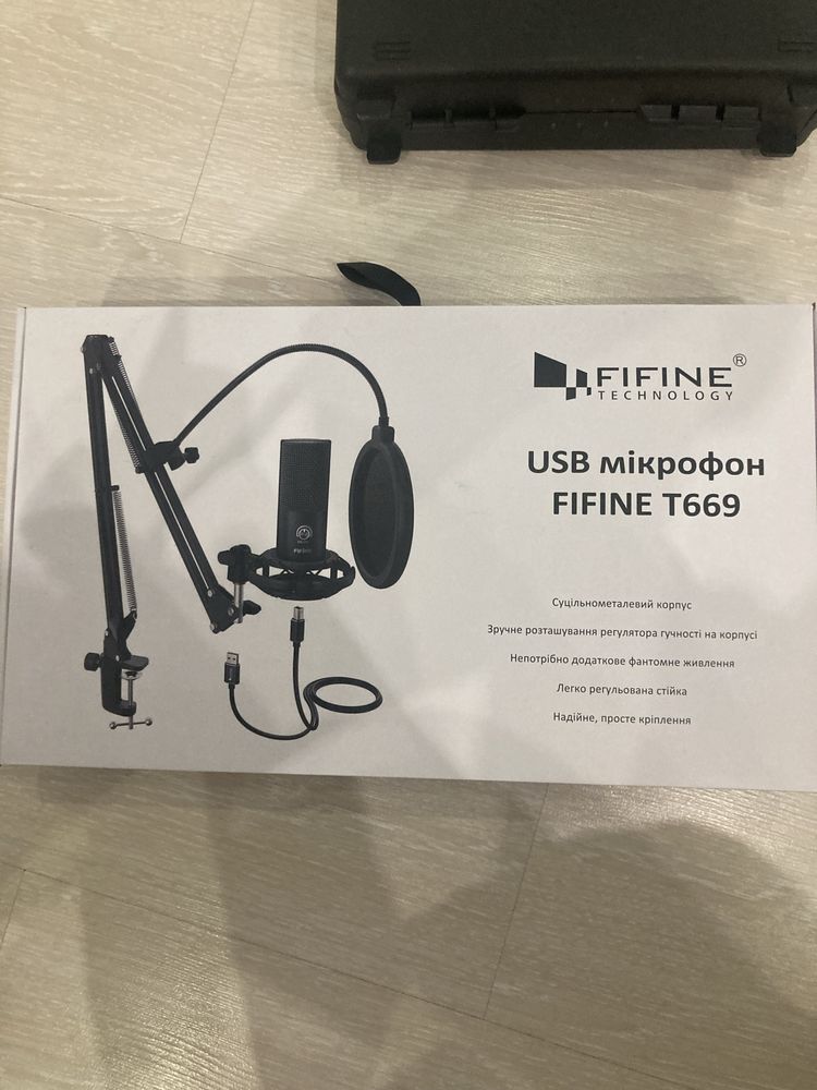 Студійний мікрофон fifine T669/K669