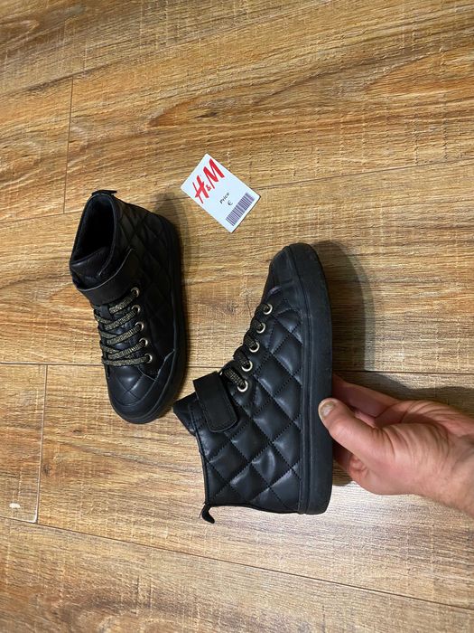 H&M кроссовки кросівки черевики  хайтопы на девочку р.33