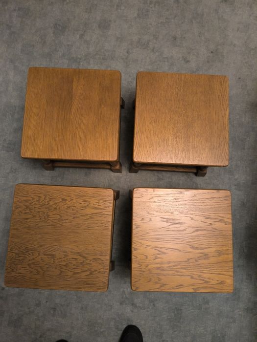 Taboret / stoliczek dąb