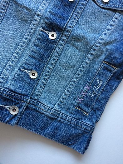 Tom Tailor kurtka jeansowa katana dżinsowa granatowa niebieska