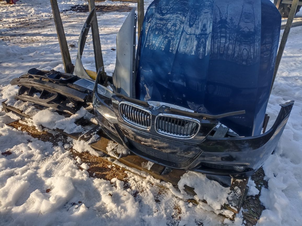 Przód kompletny BMW E90 E91 lift lci Mpakiet maska zderzak pas blotnik