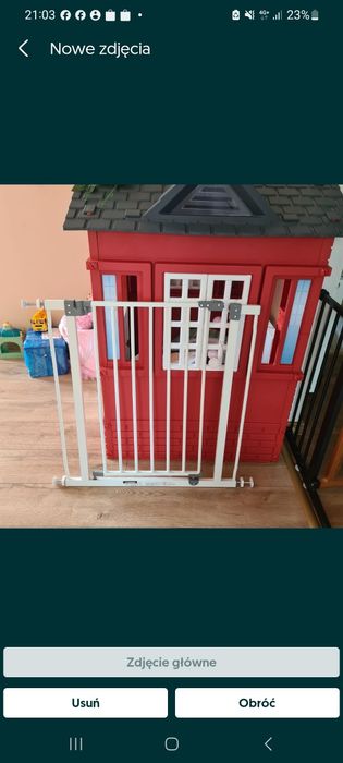 Barierka ochronna, bramka rozporowa