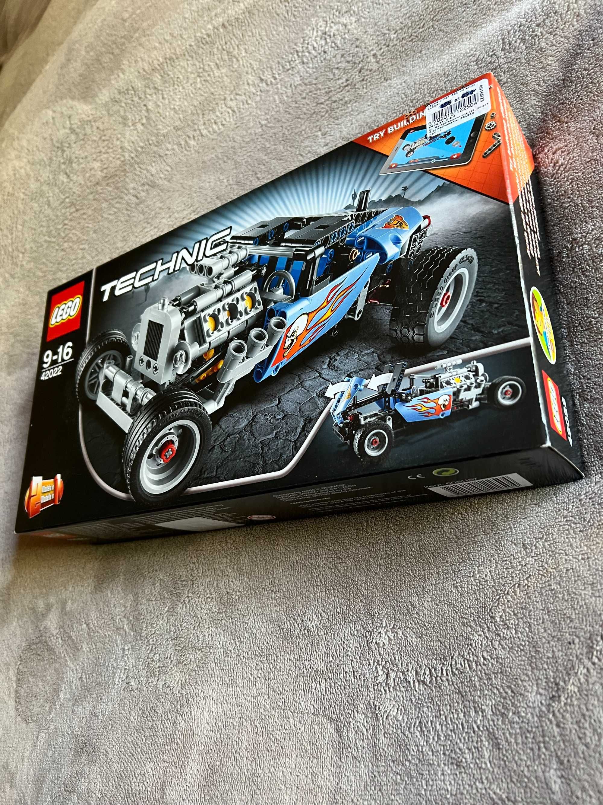 UNIKAT | LEGO ZESTAW Technic SAMOCHÓD Hot Rod 2w1 42022