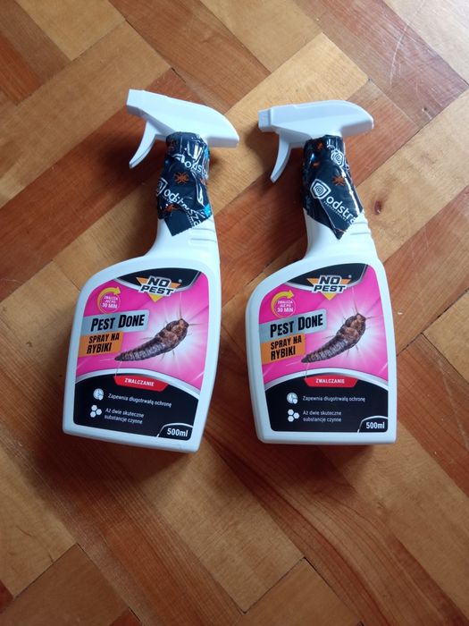 Środek na rybiki cukrowe spray NO PEST. Preparat na srebrzyki 500ml.