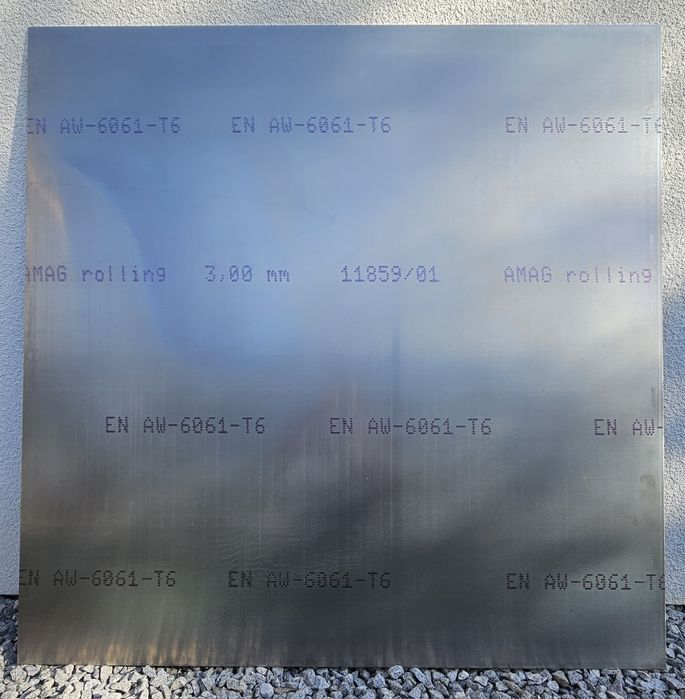 Blacha 3mm aluminium 6061 t6