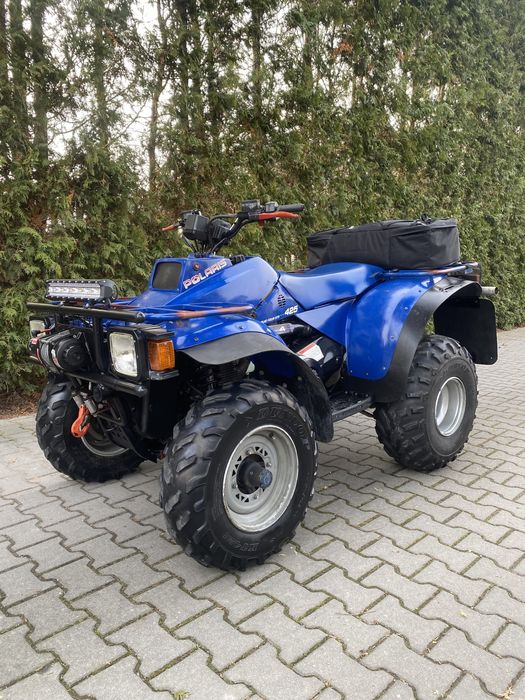Polaris Magnum 425 4x4*WARN*homologacja L7e*LED*kufer grizzly trx can