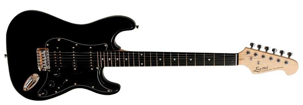 Ever Play ST-2 BK/BK gitara elektryczna typu stratocaster ST2 SSH