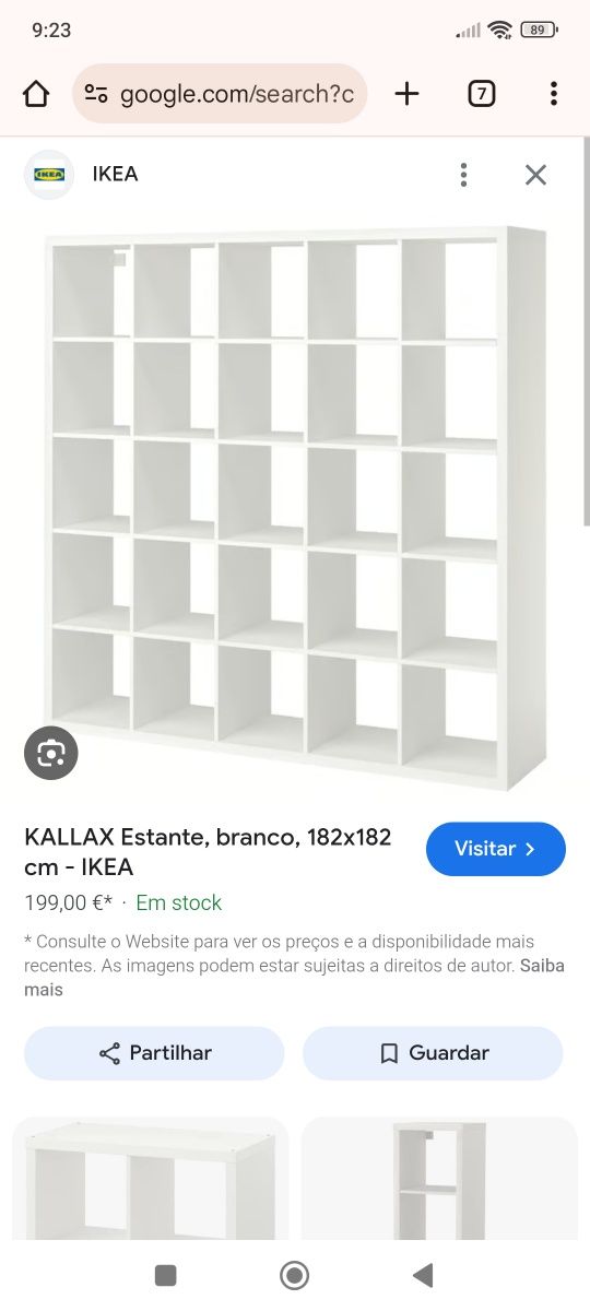 Estante Kalax IKEA como nova