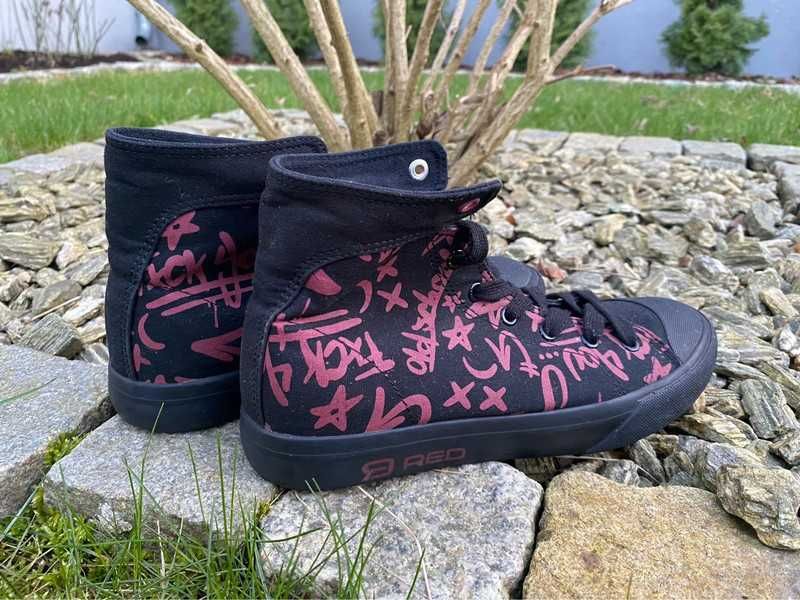 Sneakersy tenisówki EMP Red r.39 super stan